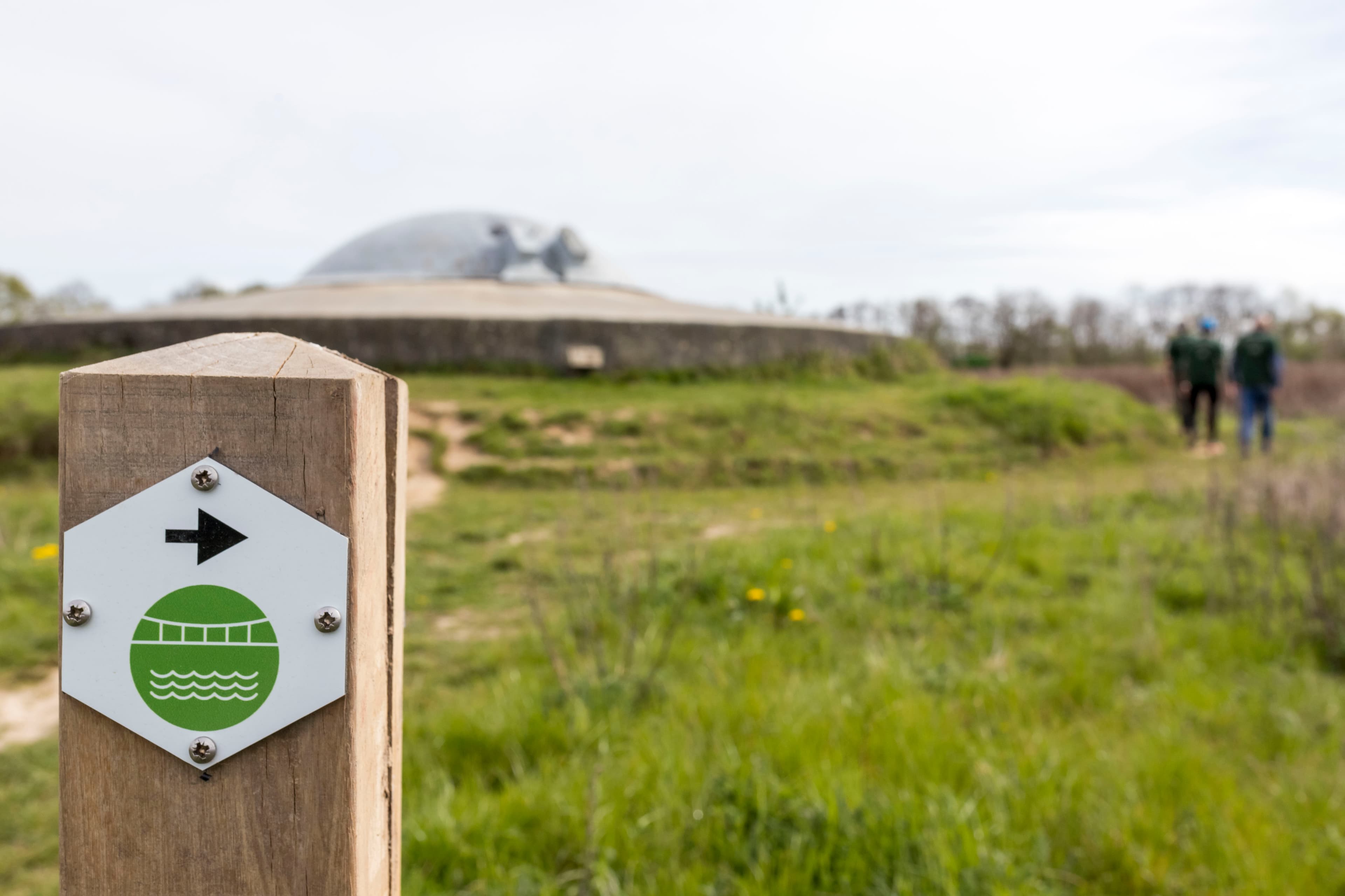 Passerelle groene route